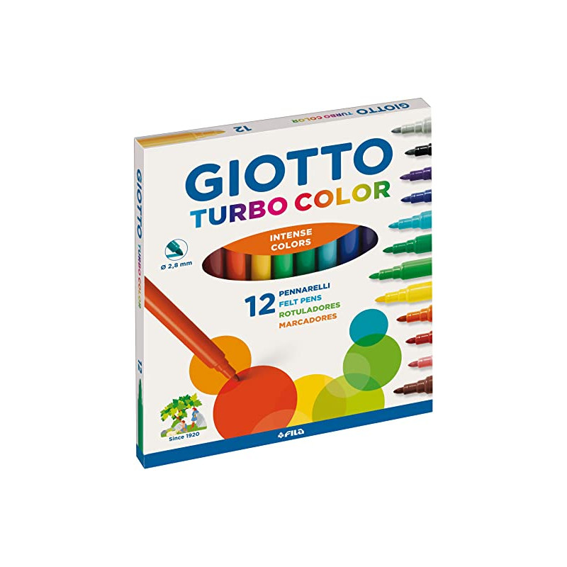 Rotuladores de colores Giotto Turbo MAXI