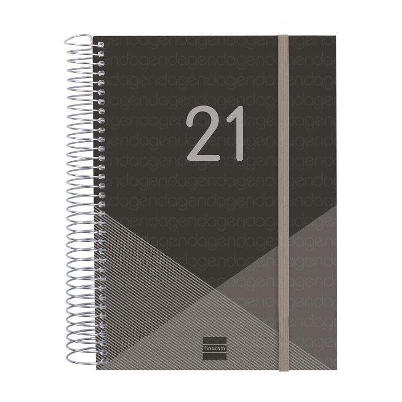 Comprar Online Agenda Espiral D A P Gina Finocam E X Cm Negro Disofic