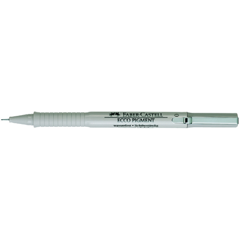 Rotulador calibrado Ecco Pigment, 0,2 mm, negro