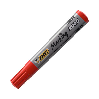 Tienda online con Rotulador permanente Bic Marking 2000 rojo (820913).  DISOFIC