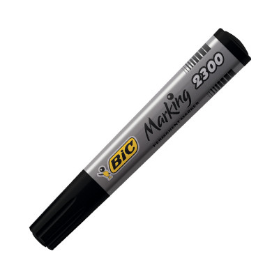 Tienda online con Rotulador permanente Bic Marker Eco 2300 negro (8209263).  DISOFIC
