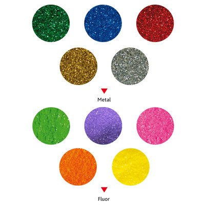 Comprar online Purpurina en colores metalizados y fluorescentes Smart plata metalizada (00039075). DISOFIC