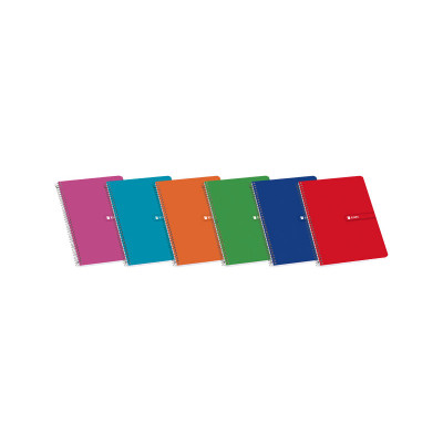 Cuaderno espiral tapa blanda 80 hojas Enri 100430113 Cuaderno espiral tapa blanda 80 hojas Enri 100430113
