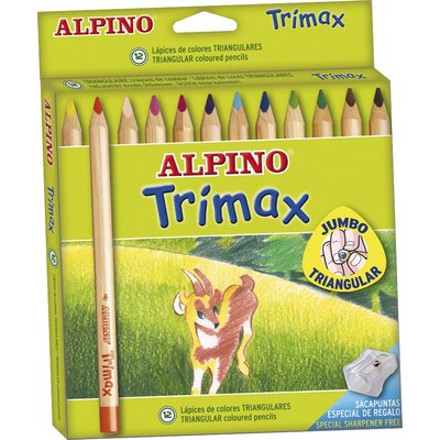 Lápices de colores Alpino Trimax AL000113