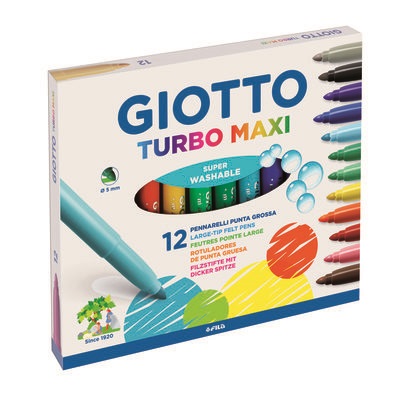Rotuladores de colores Giotto Turbo Maxi F454000