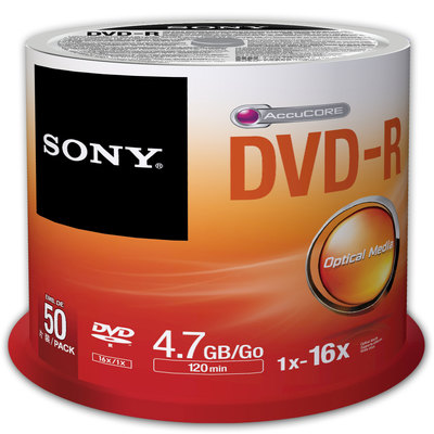 DVD-R grabable Sony 4,7 GB 16x 10DMR47SS