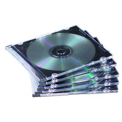 Caja CD/DVD Slim Fellowes 9833801