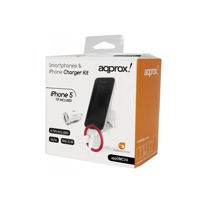 Cargador Adaptador universal Approx para dispositivos móviles APPUMCV4