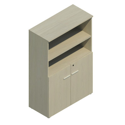 Armario Operativo mediano y con dos puertas bajas 93x142 cm (anchoxalto) A10054 BL Armario Operativo mediano y con dos puertas bajas 93x142 cm (anchoxalto) A10054 BL