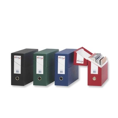 Comprar Caja archivo definitivo carton pardo tamaño 270x390 lomo 110mm.  color verde (245704). DISOFIC