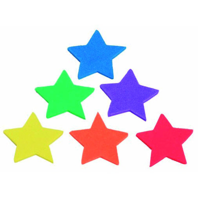 Figuras goma EVA adhesivas estrellas Smart 68 00 15 00