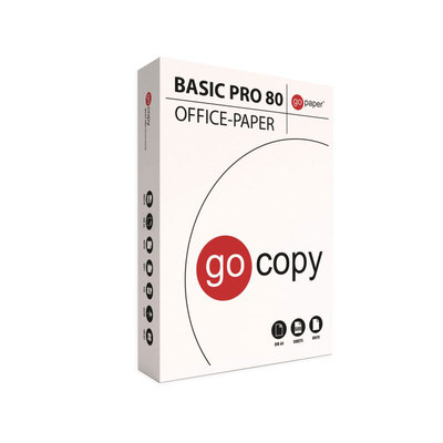 Papel fotocopiadora A4 Go-Copy GO-WHITE