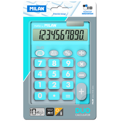 Calculadora de sobremesa 10 dígitos Milan Duo 150610TDBBL