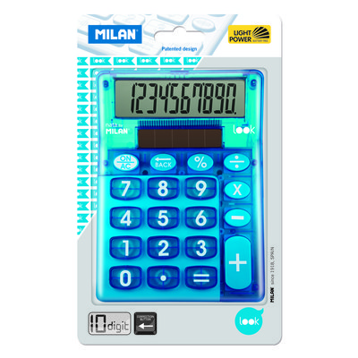 Calculadora de sobremesa de 10 dígitos Milan Look 159906LKBBL