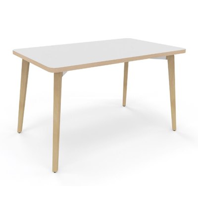 Mesa escritorio de madera maciza de roble