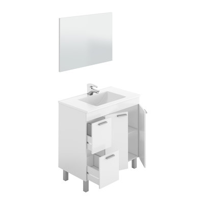Comprar online Mueble de baño con lavabo y espejo (305450BO). DISOFIC
