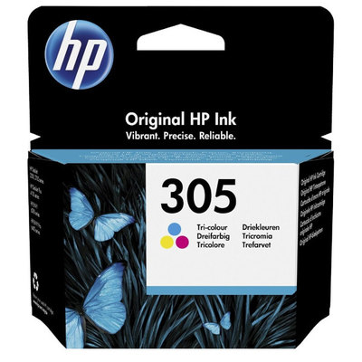 Inkjet original HP 305 tricolor 100 páginas aprox. 3YM60AE