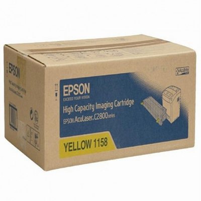 Tóner  Epson C2800 Amarillo Alta capacidad 6000 páginas C13S051158
