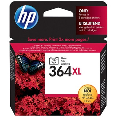 Cartucho inkjet HP 364XL de alta capacidad fotográfico 290 páginas CB322EE