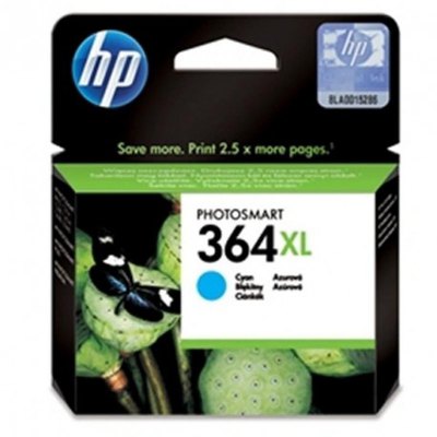 Cartucho inkjet HP 364XL de alta capacidad cian 750 páginas CB323EE