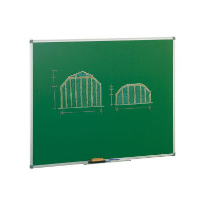 Pizarra verde estratificada marco de aluminio Faibo 11VS-7 Pizarra verde estratificada marco de aluminio Faibo 11VS-7