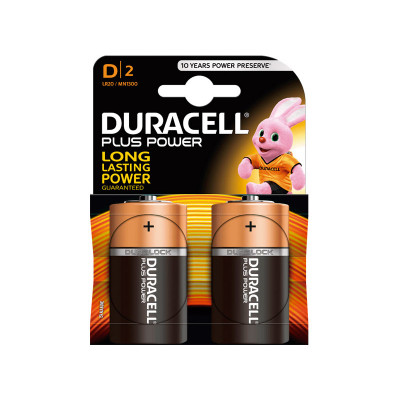 Pila alcalina Duracell Plus Power 10LR20DRP