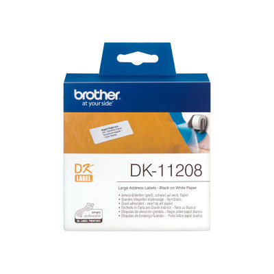 Etiquetas precortadas para impresoras Brother QL DK-11208