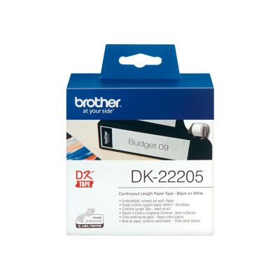 Cintas continua para impresoras de etiquetas Brother QL DK22243