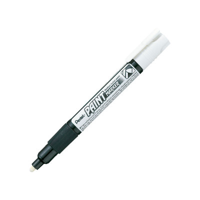 Comprar Rotulador permanente Pentel Paint Marker punta media blanco  (05MAK003). DISOFIC