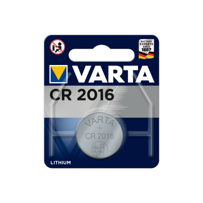 Pila Lithium Varta de botón CR 2016 3V 6016101401