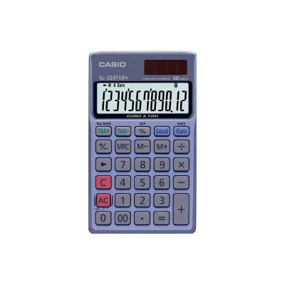 Calculadora de bolsillo 12 dígitos Casio SL-320TER+ SL-320TER+