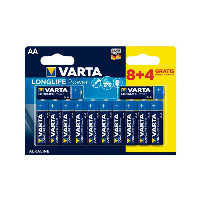 Pila alcalina Varta Longlife Power 4906121472