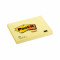 Bloc de notas adhesivas amarillo Post-it 76x102mm