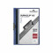 Dossier con clip metálico A4 60 hojas Durable Duraclip azul oscuro
