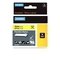 Cinta Dymo 19mm x 5,5m. negro/blanco vinilo