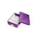 Caja organizadora pequeña Leitz Click & Store púrpura