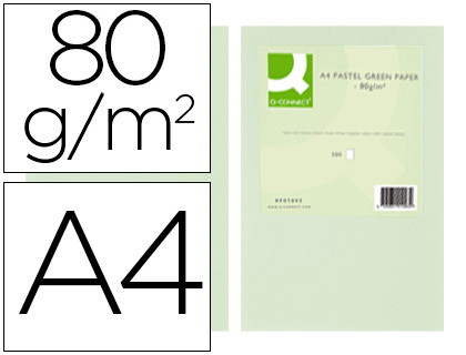 Papel fotocopiadora a/4 80gr. verde claro