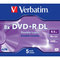 DVD + R de doble capa Matt Silver 8x Verbatim Pack de 5 uds Jewel Case