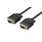 DIGITUS CABLE CONECTOR DE MONI VGA Monitor connection cable, HD15 M/M, 1.8m, 3Coax/7C, 2xferrite, bl 
