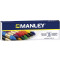 Lápices de cera de colores Manley caja de 15
