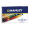 Lápices de cera de colores Manley caja de 30