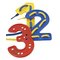 Set de números para coser de 3 a 6 años Miniland 