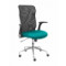 Silla Minaya respaldo malla negro asiento bali verde claro 