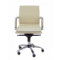 Sillón Yeste confidente giratorio similpiel crema 255CBCR