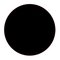 Circulo negro adhesivo vinilo negro 150x150mm