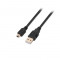 Cable usb(a)m 2.0 a mini usb(b)m aisens 0.5m negro 0.5m/mac 