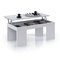 Mesa centro elevable color blanco brillo 