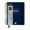 Agenda anual finocam tempus 2023 4º 1 día página azul 2023 155x217mm