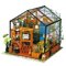 Maqueta de casa en miniatura Kathys green house 
