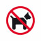 Pictograma adhesivo Prohibido Perros Apli 